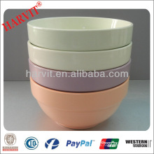 Nuevo tazón de fuente de arroz seguro de la microonda de cerámica del diseño 5.5inch